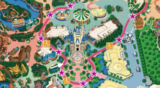 แผนที่ Tokyo Disneyland